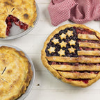 USA Pan Bakeware Aluminized Steel Commercial Pie Pan, Silver (Pack of 6)