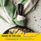 Lodge Round Seasoned Cast Iron Griddle - Round-Shaped, Pre-Seasoned Iron Griddle Pan - Non-Toxic, PFAS-Free Cookware - Compatible with Stovetop, Oven, Grill, or Campfire - 10.5 Inches
