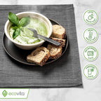 Ecovita 100% Compostable Paper Bowls [32 oz.] – 150 Disposable Bowls Eco Friendly Sturdy Tree Free Liquid and Heat Resistant Alternative to Plastic or Paper Bowls