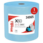 WypAll GeneralClean X60 Cloths Multi-Task Cleaning Wipes, Jumbo (34965), Strong and Absorbent Towels, Blue (1 Roll of 1,100 Sheets, 1,100 Sheet Total)