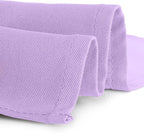 Gee Di Moda Rectangle Tablecloth - 60 x 84 Inch Lavender Table Cloth for 5 Foot Rectangle Tables - Heavy Duty Washable Fabric - for Holiday Party, Dinner, Weddings, Baby Shower & Events