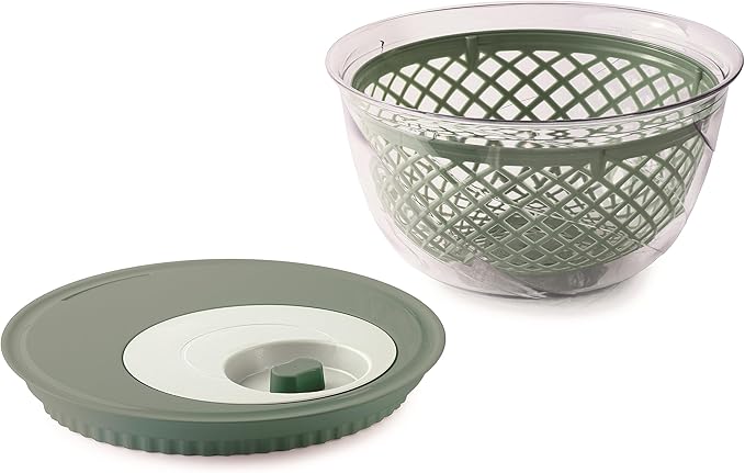 Snips Salad Spinner Spinner 4 LT | Green Colour | Made in Italy | Bpa Free, PP+San