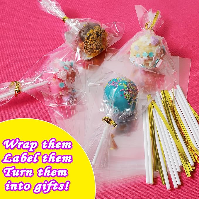 Cake Pop Kit,Kids Baking Sets for Kids,Lollipop Making Kit for Girls,Chocolate and Cupcake Making Kit Includes Silicone Cake Pop Mold for Christmas and Halloween,Carolar