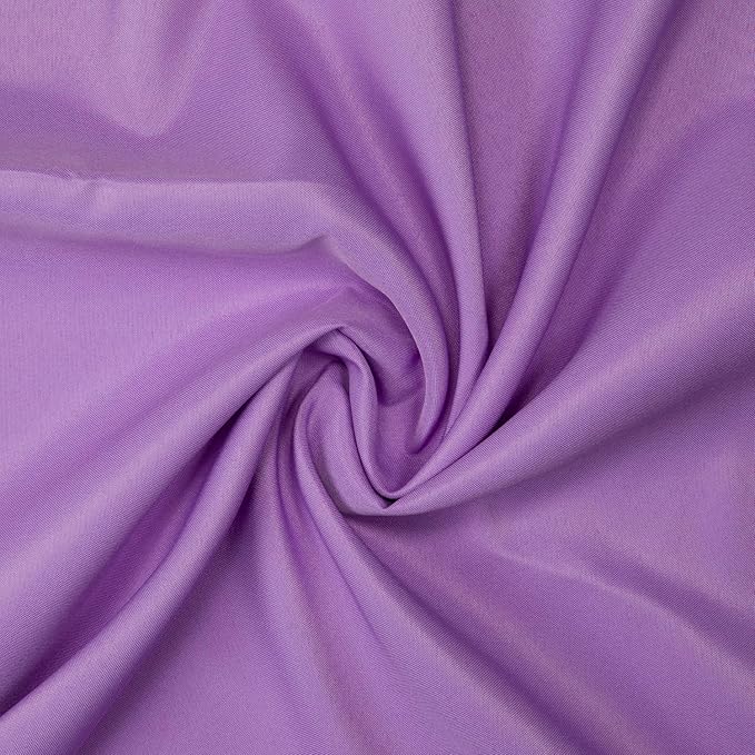 Gee Di Moda Rectangle Tablecloth - 60 x 84 Inch Lavender Table Cloth for 5 Foot Rectangle Tables - Heavy Duty Washable Fabric - for Holiday Party, Dinner, Weddings, Baby Shower & Events