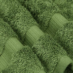 Chakir Turkish Linens | Hotel & Spa Quality 100% Cotton Premium Turkish Towels | Soft & Absorbent (8-Piece Towel Sets, Moss)