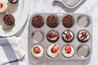 Fox Run Muffin and Cupcake Pan, 12 Standard Cup Stainless Steel Muffin Pan