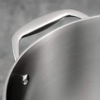 Tramontina Signature Tri-Ply Clad Stainless Steel 12-Piece Cookware Set with Lids, Pots and Pans Kitchen Set, Induction-Ready, Dishwasher-Safe, NSF-Certified, Made in Brazil