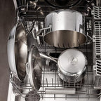 Tramontina Signature Tri-Ply Clad Stainless Steel 12-Piece Cookware Set with Lids, Pots and Pans Kitchen Set, Induction-Ready, Dishwasher-Safe, NSF-Certified, Made in Brazil