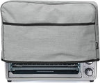 Crutello 6 Slice Toaster Oven Cover - Storage Pockets, Heavy-Duty Dust Covers