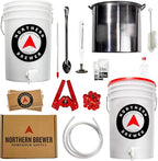 Northern Brewer - Brew. Share. Enjoy. HomeBrewing Starter Set, Equipment and Recipe for 5 Gallon Batches (Chinook IPA with Testing Equipment)