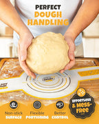 CRUSTLOVE Silicone Bread Sling for Dutch Oven – Non-Stick Sourdough Sling & Baking Mat – Reusable & Easy to Clean – Heat Resistant to 480°F – Silicone Sourdough Sling for Artisan Bread Baking Supplies