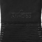 All Clad Silicone Oven Mitt: Heat Resistant up to 500 Degrees - 100% Cotton & Silicone, 14"x7" Oven Mitt for Kitchen and Barbeque, 1-Pack, Black
