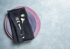 Solino Home Navy Blue Linen Napkins Set of 6-100% Pure Linen Dinner Napkins 20 x 20 Inch for Holiday, Winter, New Year - Fete