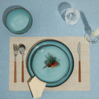 Pokini 32 Piece Dinnerware Set for 8 with Pasta Bowls, Green Black Reactive Glaze Stoneware | All‑in‑One Host Set for Entertaining, Holiday Meals, Multi‑Course Dinners | Unique Irregular Coastal Look