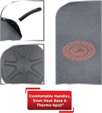 T-Fal Ultimate Hard Anodized Nonstick Griddle 10.25 Inch Oven Broiler Safe 400F Cookware, Pots and Pans, Dishwasher Safe Onyx