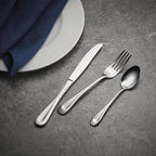 Oneida Silverware Set, Satin Sand Dune Everyday Flatware 4-Piece Teaspoons Set, Service For 4, 18/0 Stainless Steel, Dishwasher Safe, Satin Finish, Home & Kitchen Utensils, Teaspoon (Silver, 4 Piece)