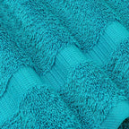 Chakir Turkish Linens | Hotel & Spa Quality 100% Cotton Premium Turkish Towels | Soft & Absorbent (4-Piece Bath Towels, Aqua)