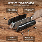 KYOKU Chef Utility Knife - 6" - Shogun Series - Japanese VG10 Steel Core Forged Damascus Blade - with Sheath & Case