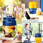 Portable Blender Personal Blenders for Shakes and Smoothies with 43oz Travel Cup, Rechargeable USB with BPA Free Cup and Lid,Small Blenders Cup for Kitchen Office Travel Gym (BLUE)