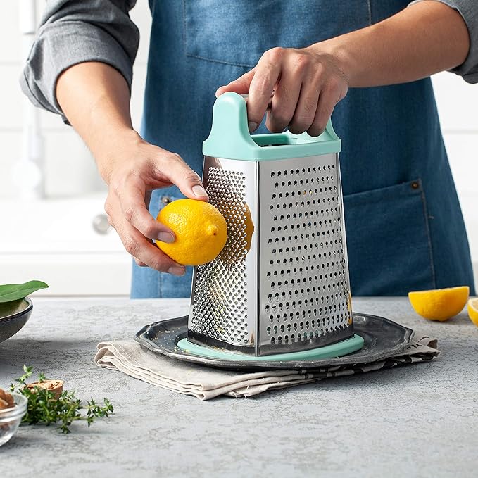 Spring Chef Swivel Peeler & Professional XL Box Grater Bundle - Mint