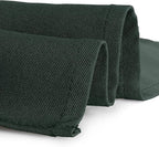 Gee Di Moda Rectangle Tablecloth - 90 x 132 Inch Hunter Green Table Cloth for 6 Foot Tables with Floor-Length Drop - Heavy Duty Washable Fabric for Holiday Party, Dinner, Weddings & Baby Shower