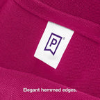 Gee Di Moda Rectangle Tablecloth - 60 x 102 Inch Fuchsia Table Cloth for 6 Foot Rectangle Tables - Heavy Duty Washable Fabric - for Holiday Party, Dinner, Weddings, Baby Shower & Events