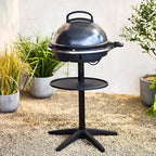 2-in-1 Portable Indoor/Outdoor Electric Grill & Griddle | Graphite