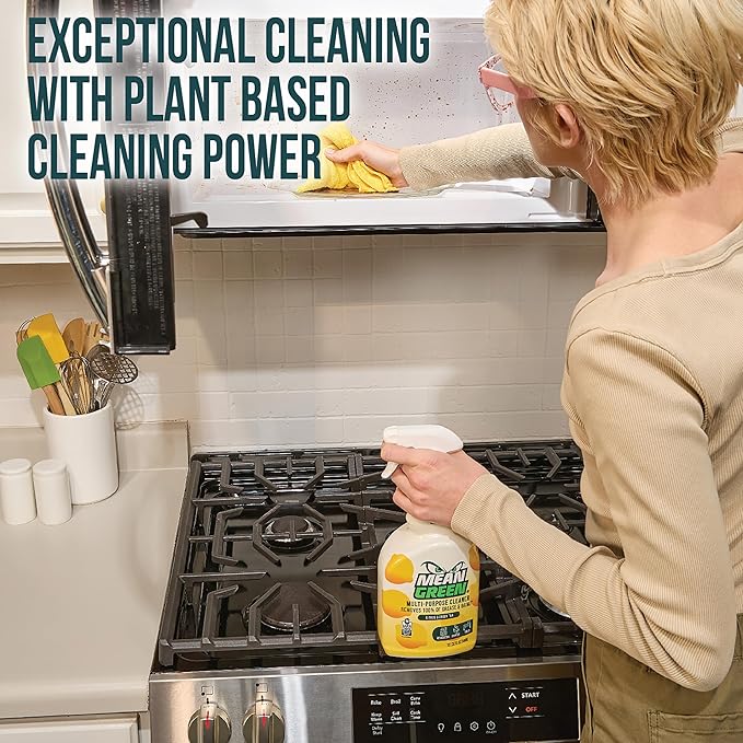Mean Green Non-Concentrated Ready-to-Use Multi-Purpose Cleaner, Citrus & Green Tea, 32 Ounce