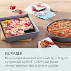 Chicago Metallic Commercial II Non-Stick 6-Piece Bakeware Set, Silver