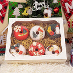12pcs10x8x2.5 Inch White Bakery Boxes Treat Boxes with Window for Pastry, Cookie, Desserts, Chocolate Strawberries, Pies, Donuts, Muffins,Cupcake