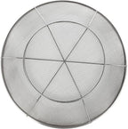 Juvale Stainless Steel Fine Mesh Strainer - Durable Rust-Resistant Mesh Colander - Ergonomic Handle Rice Colander - Ultra-Fine Flour Sifter - Dishwasher Safe with Stable Design - 11 in x 4 in, Silver