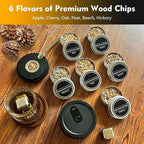 Electric Whiskey Smoker Kit Cocktail Smoker Kit with 6 Wood Chip Flavors Old Fashioned Drink Smoker Kit for Bourbon Whiskey Cocktails Home Bar Accessories Whiskey Gifts for Men Dad Husband