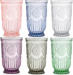 Yungala Multi-colored Highball Drinking Glasses