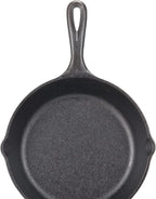 Lodge Seasoned Cast Iron Skillet - PFAS-Free, Non-Toxic Cookware - Use with an Oven, Stove, Grill, or Campfire - Naturally Non-Stick & Oven Safe - 12 Inches