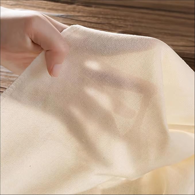 6 Pcs Cheese Cloths, 20x20 Inch, 100% Unbleached Cotton, Grade 100 Reusable Cheese Cloth With Fabric Fine Mesh Cloth, Reusable Muslin Cheesecloth for Straining, Juicing, Cooking, Baking
