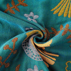 MSGKV Boho Throw Blanket Cotton Blanket for Couch and Sofa Cover for Living Room Fall Throw Cozy Gauze Blankets 50" x 60"