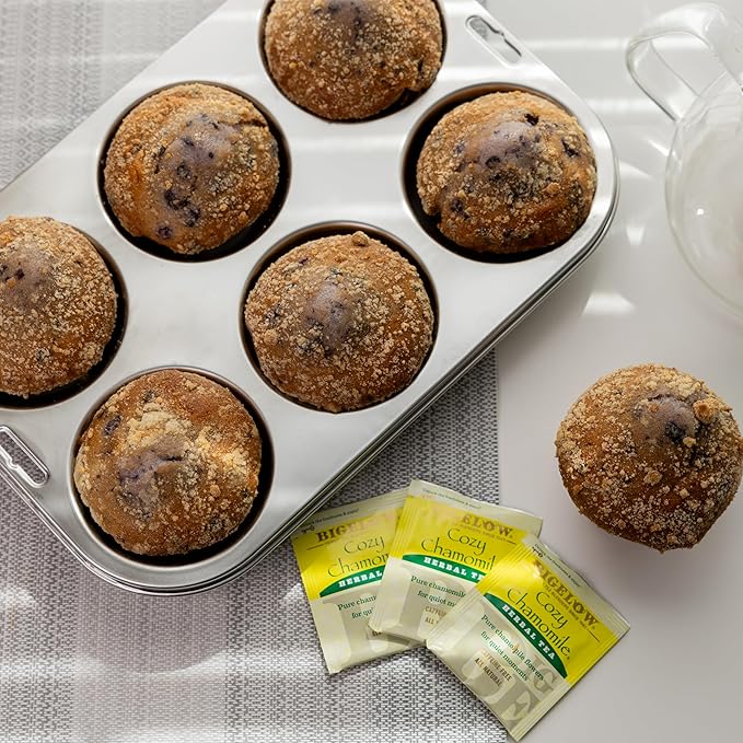 Fox Run Stainless Steel Extra Large Muffin and Cupcake Pan, 6 Cup Jumbo Muffin Tin