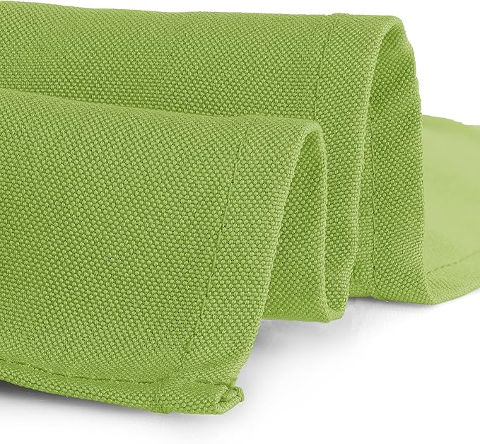 Gee Di Moda Rectangle Tablecloth - 60 x 84 Inch Apple Green Table Cloth for 5 Foot Rectangle Tables - Heavy Duty Washable Fabric - for Holiday Party, Dinner, Weddings, Baby Shower & Events