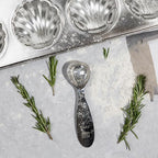 Fox Run Stainless Steel Scallop Shell Madeleine Pan, 12 French Cookie Mold Baking Pan