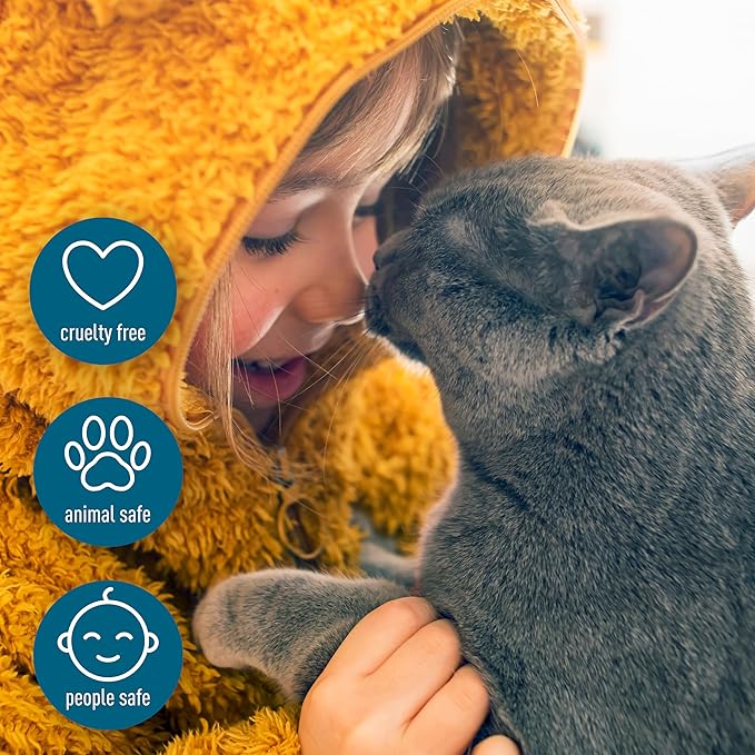 KIDS 'N' PETS Instant All-Purpose Stain & Odor Remover - Cleans Dog Pee, Cat Urine, Other Smells, Spots from Carpet, Couch, Mattress - Non-Toxic Chemicals & Child Safe Enzyme Cleaner - 1-Gallon
