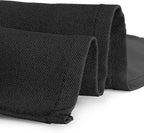Gee Di Moda Rectangle Tablecloth - 90 x 132 Inch Black Table Cloth for 6 Foot Tables with Floor-Length Drop - Heavy Duty Washable Fabric for Holiday Party, Dinner, Weddings & Baby Shower