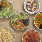 CURTA 7" Round Aluminum Foil Pans with Clear Lids | Heavy Duty | Great for Broiling, Baking, Storage, Roasting, Takeout, Air Fryer | 120 Pack