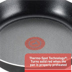 T-Fal Signature Nonstick Pots and Pans Set 12 Piece, Oven Broiler Safe 350F, Kitchen Cookware Set w/Fry Pans, Saucepans, Saute Pan, Dutch Oven, Griddle, Kitchen, Home, Dishwasher Safe, Black