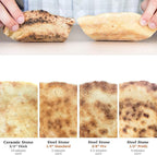 NerdChef Steel Stone - High Performance Pizza Baking | Made in USA (14.5" x 16") - (.375" Thick - Pro)