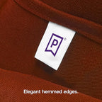 Gee Di Moda Rectangle Tablecloth - 70 x 120 Inch Burnt Orange Table Cloth for 6 or 8 Foot Rectangle Tables - Heavy Duty Washable Fabric - for Holiday Party, Dinner, Weddings, Baby Shower & Events