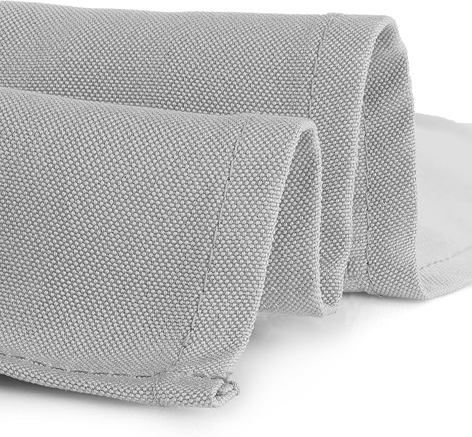 Gee Di Moda Rectangle Tablecloth - 70 x 120 Inch Silver Table Cloth for 6 or 8 Foot Rectangle Tables - Heavy Duty Washable Fabric - for Holiday Party, Dinner, Weddings, Baby Shower & Events