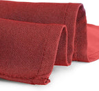 Gee Di Moda Rectangle Tablecloth - 60 x 126 Inch Red Table Cloth for 8 Foot Rectangle Tables - Heavy Duty Washable Fabric - for Holiday Party, Dinner, Weddings, Baby Shower & Events