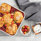 Nordic Ware Natural Aluminum Commercial Square Cake Pan with Lid, Exterior 9.88 x 9.88 Inches