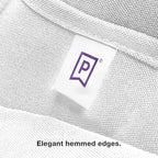 Gee Di Moda Rectangle Tablecloth - 70 x 120 Inch White Table Cloth for 6 or 8 Foot Rectangle Tables - Heavy Duty Washable Fabric - for Holiday Party, Dinner, Weddings, Baby Shower & Events