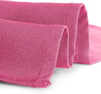 Gee Di Moda Rectangle Tablecloth - 90 x 132 Inch Fuchsia Table Cloth for 6 Foot Tables with Floor-Length Drop - Heavy Duty Washable Fabric for Holiday Party, Dinner, Weddings & Baby Shower